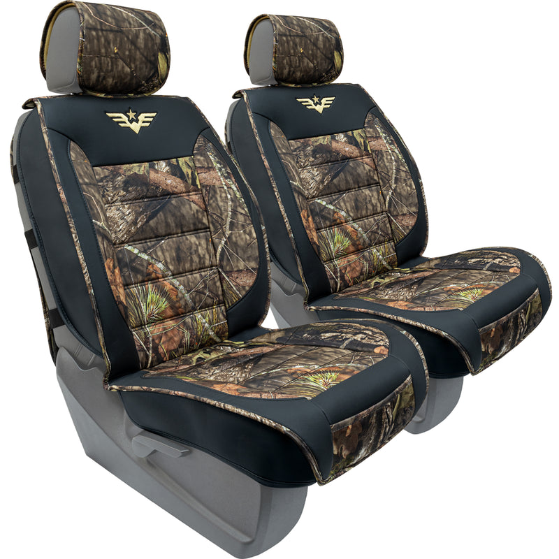 Mossy Oak Camo Car Seat Covers with Premium Faux Leather Center Design (Copy) LeadPro Inc